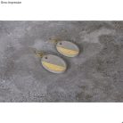 Öntőforma ékszerbetonhoz: medál ovális  2,9x3,9 cm