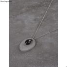 Öntőforma ékszerbetonhoz: medál ovális  2,9x3,9 cm