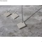 Öntőforma ékszerbetonhoz: medál rombusz - 2,9x3,9 cm