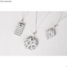 Öntőforma ékszerbetonhoz: medál rombusz - 2,9x3,9 cm