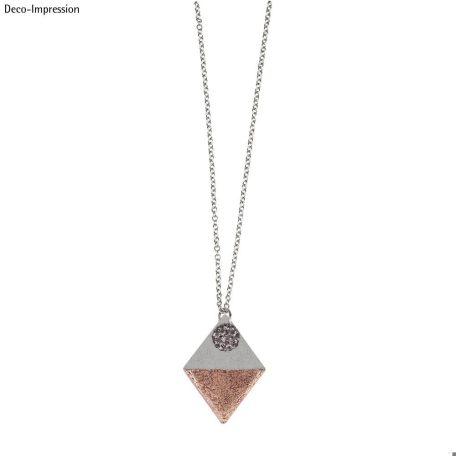 Öntőforma ékszerbetonhoz: medál rombusz - 2,9x3,9 cm