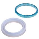 Szilikon öntőforma műgyantához - karkötő, 6,2 cm, keskeny