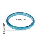 Szilikon öntőforma műgyantához - karkötő, 6,2 cm, keskeny