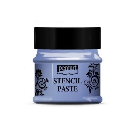 Pentart stencil paszta - Gyöngyház - Orgonalila  - 50 ml