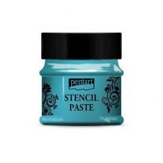 Pentart stencil paszta - Gyöngyház - Türkiz - 50 ml 