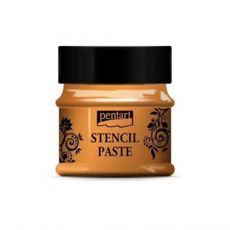 Pentart stencil paszta - Metál - Bronz - 50 ml 