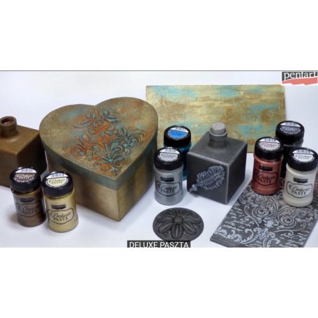 Pentart deluxe paszta platina - 100 ml