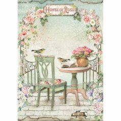 Stamperia rizspapír -  Gazebo - A4 - DFSA-4449