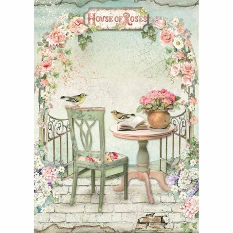 Stamperia rizspapír -  Gazebo - A4 - DFSA-4449