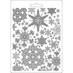 PVC nyomóforma - A5 - Hópehely - K3PTA556