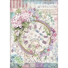 Dekupázs rizspapír A4 - Óra - DFSA-4468