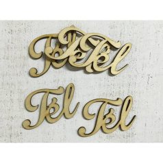  Tél felirat - 7 cm - 5 db/csomag  