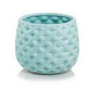 Kerámia kaspó - Barcelona - Menta - 16x13 cm - Raktáron