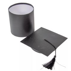 Ballagási doboz - Fekete - 14,5 cm