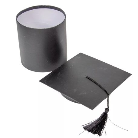 Ballagási doboz - Fekete - 14,5 cm