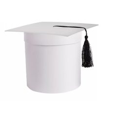 Ballagási doboz - Fehér - 21,5 cm