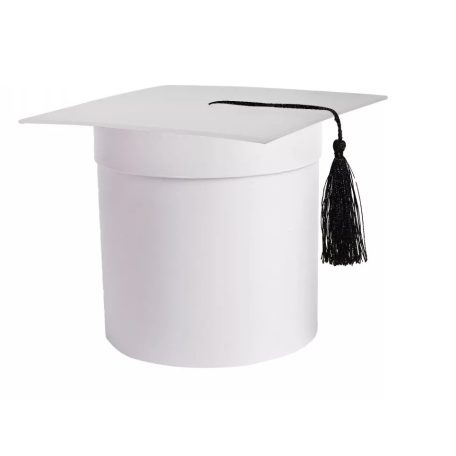 Ballagási doboz - Fehér - 21,5 cm
