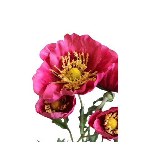 Sötét rózsaszín mű pipacs - 61 cm