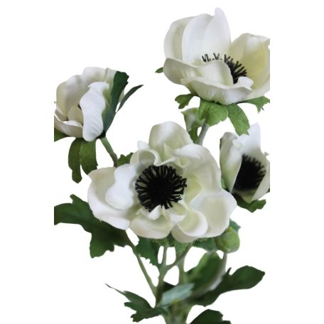 Fehér mű szellőrózsa - 62 cm