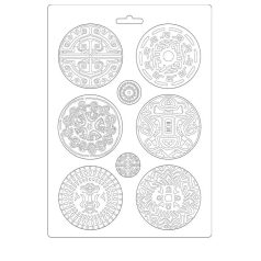 Lágy PVC öntőforma - A4 - Amazónia törzsek - K3PTA490 