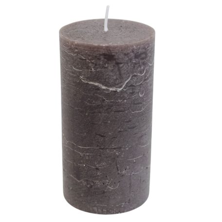 Rusztikus gyertya - Barna - 13 cm