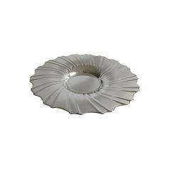 Ezüst kerek dekor tál - 35 cm
