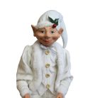 Elegáns karácsonyi manó B - Fehér - 65/77 cm  