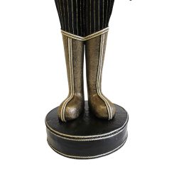 Luxus arany-fekete Diótörő dekorfigura - 105 cm