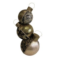   Luxus fekete-arany karácsonyi gömbök 74 cm - Várható érkezés: 2024.09.hó