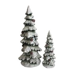 Havas kerámia fenyőfa - 23,5x8 cm