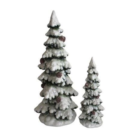 Havas kerámia fenyőfa - 23,5x8 cm