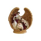 Szent család angyalszárnyakban - 30 cm  