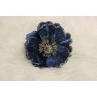 Bársony magnólia csipeszen - Kék - 14 cm  