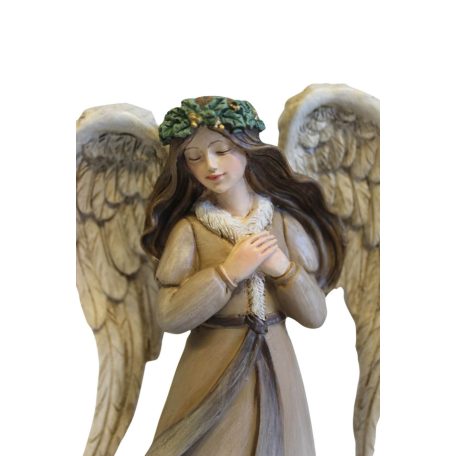Karácsonyi angyal figura - 26 cm 