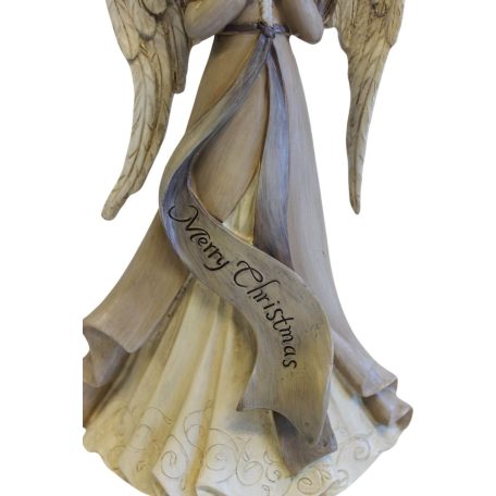 Karácsonyi angyal figura - 26 cm 