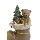 Medve figura csizmában - 12 cm - Raktáron
