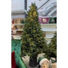 Mű karácsonyfa LED fényekkel -  240 cm