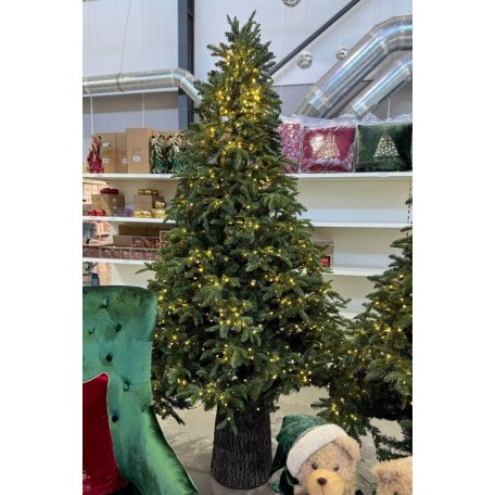 Mű karácsonyfa LED fényekkel -  240 cm