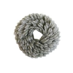 Hóval borított mű koszorú - 40 cm