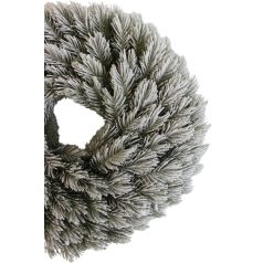 Hóval borított mű koszorú - 40 cm