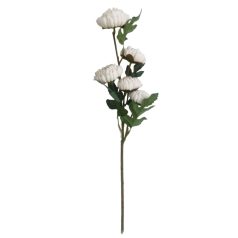 Fehér mű krizantém - 49 cm