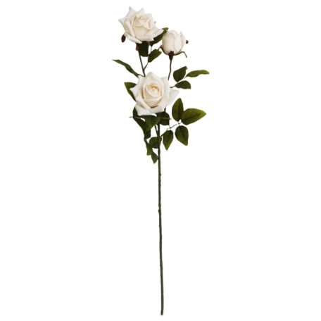 Fehér mű rózsa többvirágú - 86 cm