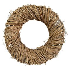 Barna rattan koszorú - 40 cm, 50 cm