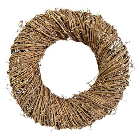 Barna rattan koszorú - 40 cm, 50 cm
