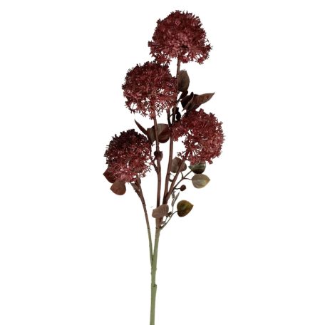 Bordó mű mezei virág - 74 cm