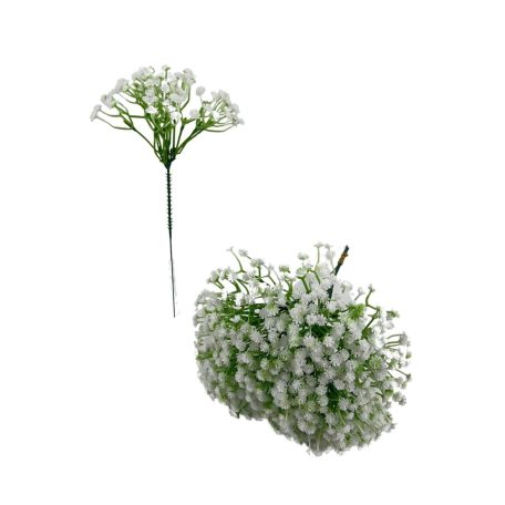 Mű gypsophila betűző - 6 db - 24 cm