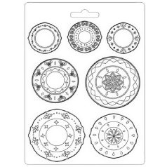   Lágy PVC öntőforma - A5 - Casa Granada tányérok - K3PTA-5605