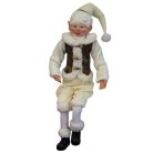 Téli karácsonyi manó - Bézs-fehér - 65 cm/77 cm 