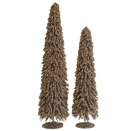 Arany díszes karácsonyfa - 45 cm, 55 cm 