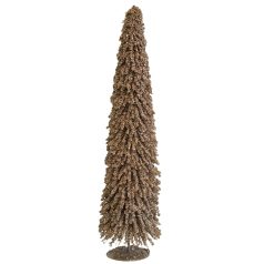 Arany díszes karácsonyfa - 55 cm